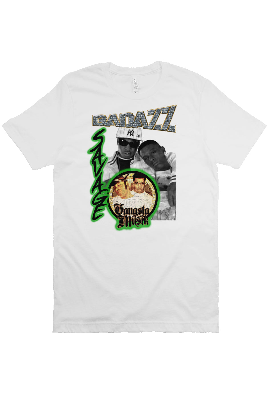 BADAZZ SAVAGE TShirt Wht